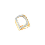 Bold Letter Ring