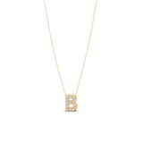 Pave Initial Necklace