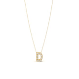 Pave Initial Necklace