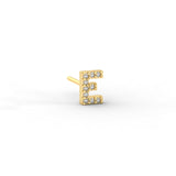 Pave Initial Earring