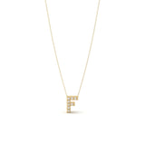 Pave Initial Necklace