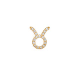 Mini Pave Zodiac Earring