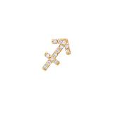 Mini Pave Zodiac Earring