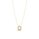 Pave Initial Necklace