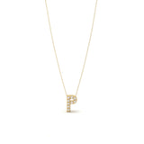 Pave Initial Necklace