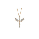 Angel of Protection Pave Necklace