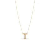 Pave Initial Necklace
