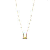 Pave Initial Necklace