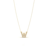 Pave Initial Necklace