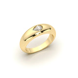 Gemstone Pear Cut Ring