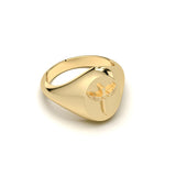 Angel of Protection Signet Ring