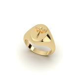 Angel of Protection Signet Ring