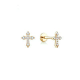 Gothic Cross Earring