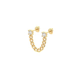 Harper Double Chain Earring