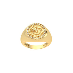 Zodiac Signet Ring