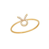 Pave Zodiac Ring