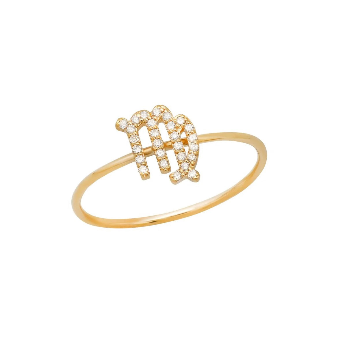 Pave Zodiac Ring