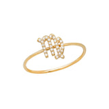 Pave Zodiac Ring