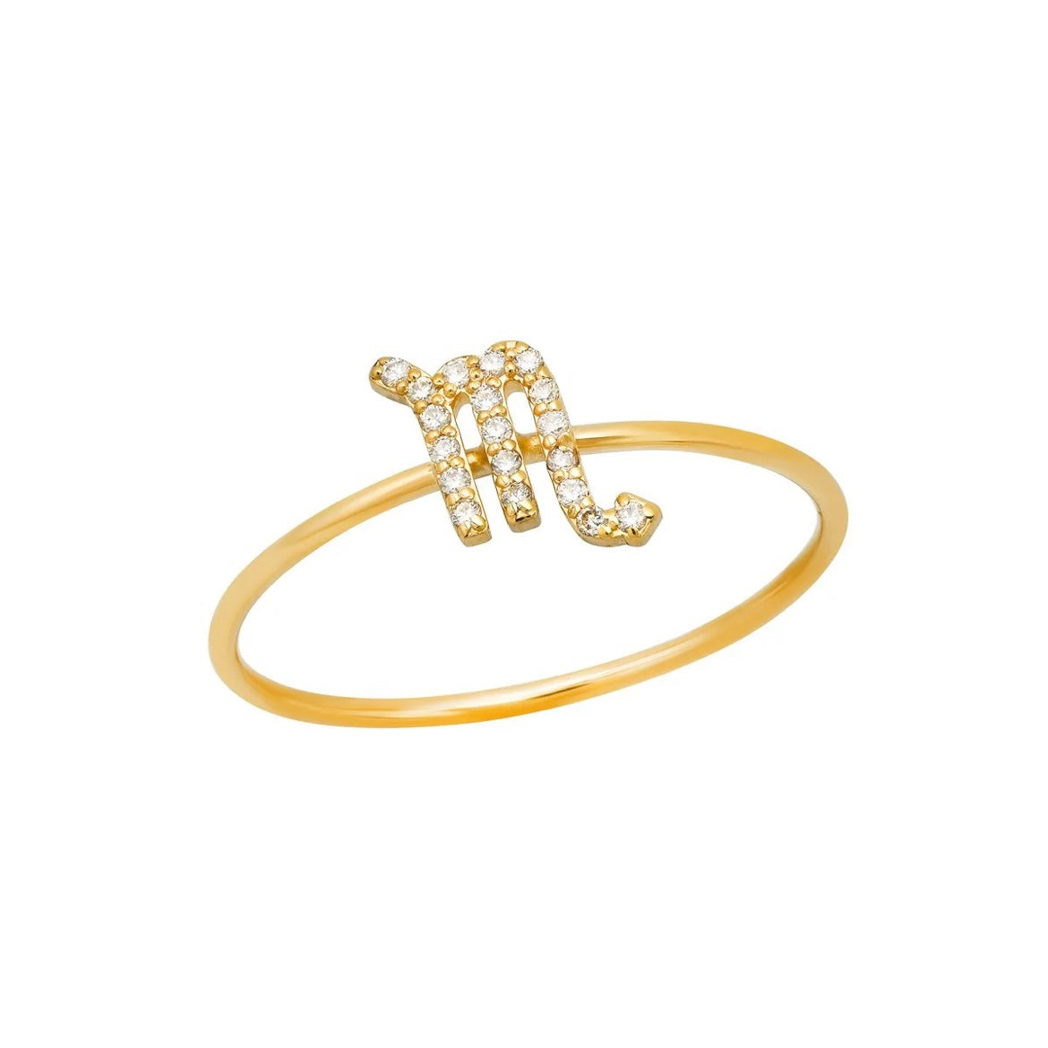 Pave Zodiac Ring