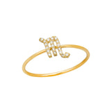 Pave Zodiac Ring