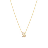 Mini Pave Zodiac Necklace