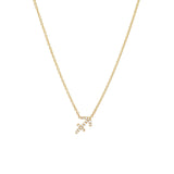Mini Pave Zodiac Necklace